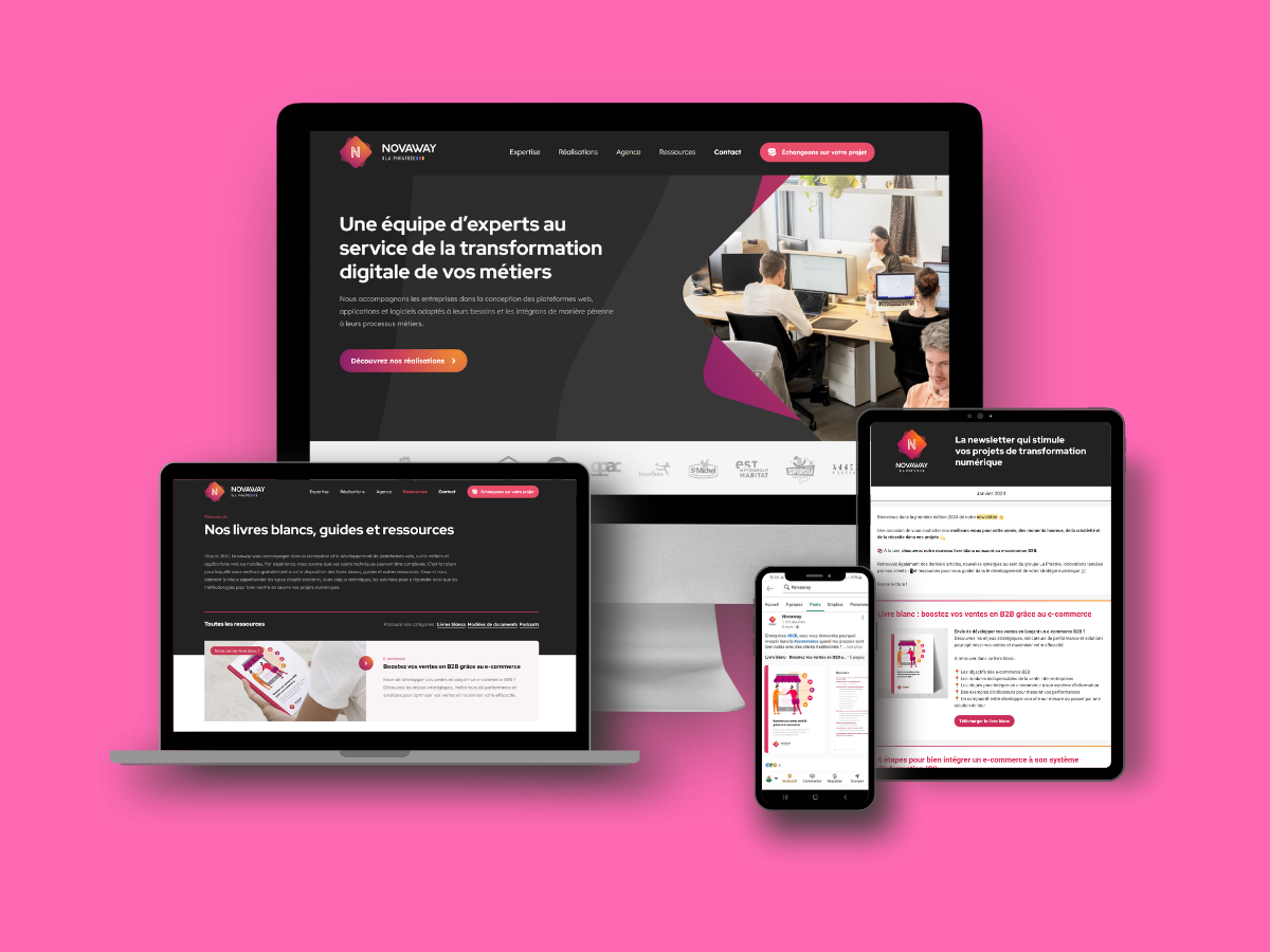 Novaway – Agence web | Acquisition B2B & soutien commercial