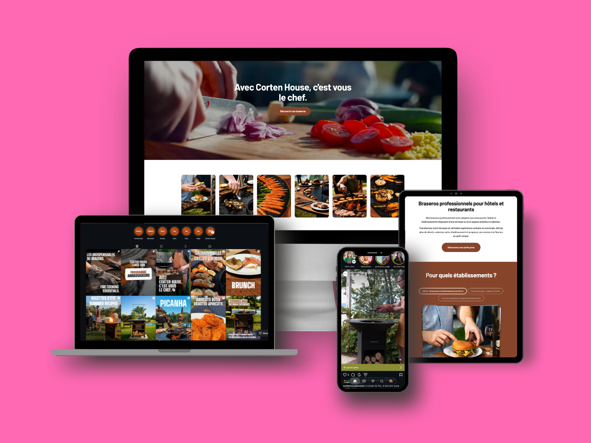 Corten House – E-commerce | Acquisition, contenus & conversion